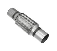 Car Exhaust Tip 51x55x252mm 51x57x150mm 58x63x250mm Car Exhaust Tube Telescopic Flexible Stainless Steel Muffler Pipe Connector(75x81x100mm)