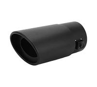 Car Exhaust Tip, Aluminum Alloy Brushed Exhaust Pipe Ends Car Universal Automotive Exhaust Tail Pipe Muffler Tip Replacement for Fitment on Most Cars, Sedans, and Trucks