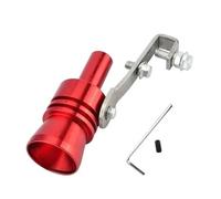 Car Exhaust Tip Car Modification Sound Wave Imitation Speaker Turbo Loud Whistle Exhaust Pipe Sender Motorcycle Accessories Turbo Tail Whistle(Red-XL)