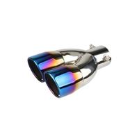 Car Exhaust Tip Car Rear Tail Throat Tailpipe | Muffler Exhaust Tip Tail Pipe Stainless Steel(Burnt Blue)