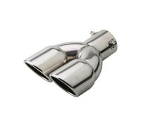 Car Exhaust Tip Car Rear Tail Throat Tailpipe | Muffler Exhaust Tip Tail Pipe Stainless Steel(Silver)