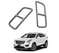 Car Exhaust Tip Cover for Cadillac XT4 2020-2023, Tail Throat Decorative Frame Stainless Steel Replacement Automotive Decoration Tailpipe,Black