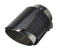Car Exhaust Tip Exhaust Pipe Decorative Tail Tips For Mazda CX-5 CX-4 CX-3 For Axela For Atenza(Straight slilver)