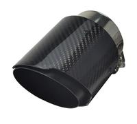 Car Exhaust Tip Exhaust Pipe Decorative Tail Tips For Mazda CX-5 CX-4 CX-3 For Axela For Atenza(Straight black)