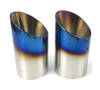 Car Exhaust Tip Exhaust Tail Rear Muffler Pipe For Mazda 6 For Atenza CX-5 CX-4 CX-30 For Axela(A Blue 2pcs)