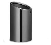 Car Exhaust Tip For A4 B8 A3 8V 8P A1 Q5 A5 Styling Accessories Tailpipe 2pcs Silver Car Exhaust Pipe Muffler Tip Cover(1pcs Bright Black)