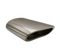 Car Exhaust Tip For B&MW X3 E83 F25 E90 E91 320d 318d 318i E92 E93 Rear Tail Throat Exhaust Pipe Car Accessories(SILVER)