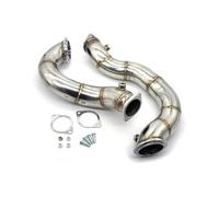 Car Exhaust Tip For BMW 135i 335i 335is E90 E91 E92 E93 E82 E88 Car Exhaust Systems Downpipe 3inch 76MM Stainless Steel Down Pipe