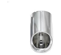 Car Exhaust Tip For BMW 3 G20 G21 320d 2020 2021 2022 Series Automotive Silencer Muffler Tip Tailpipe Replacement Exhaust Nozzle Car LR Silver(1 PCS silver)