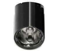 Car Exhaust Tip For BMW 3 G20 G21 320d 2020 2021 2022 Series Automotive Silencer Muffler Tip Tailpipe Replacement Exhaust Nozzle Car LR Silver(1 PCS black)