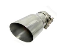 Car Exhaust Tip For BMW E90 Tip W222 Pipe Stainless Steel Vehicle Refitting Universal Exhaust Car Muffler Tail Throat Modification(ID 51mm-OD 101mm)