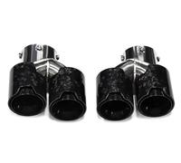 Car Exhaust Tip For BMW For M240i For M340i For M440i G20 G21 G22 G42 Exhaust Pipe Quad Muffler Tailpipe Tip Nozzle Head Muffler Tip(Carbon look N)