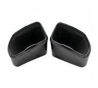 Car Exhaust Tip For BMW X3 X4 G01 G02 G08 2018-2021 Exhaust Pipe Tailpipe Square Port Muffler Tip Nozzle Head Muffler Tip(Black)