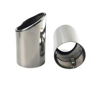 Car Exhaust Tip For For Q7 2007 2008 2009 2010 2011 Car Accessories 1 Pair Stainless Steel Car Exhaust Straight Pipe Tail Tips Car Exhaust Pipe(Chrome 2pcs)