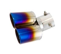 Car Exhaust Tip For Hyundai For Genesis For Elantra Curved Rear Exhaust Pipe Tail Muffler Dual Tips Sport Stainless Steel Accessories Tail Throat