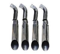 Car Exhaust Tip For Mercedes For Benz W463 G Class G500 G55 G63 76mm Pipes Tailpipe Nozzle Tips Muffler Auto Modification Accesories