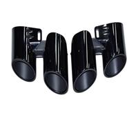 Car Exhaust Tip For Panamera 2017-2024 Black Tailpipe 971 Exhaust Pipe Modification GTS Quad Out Sports Turbo Muffler Tip Tail Throat(White)