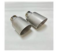 Car Exhaust Tip Pipe 1pcs Car Accessories Exhaust Nozzle Matte 304 Stainless Steel Muffler System AK Trim(63mm-114mm)