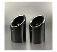Car Exhaust Tip Pipe For A5 8T 8F 2008-2018 For A6 C7 C8 2012-2018 Car Styling Exhaust End Tip Pipe Tail Throat Decoration Accessories(Black)