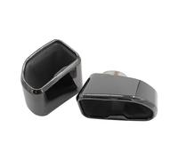 Car Exhaust Tip Pipe For BMW G01 For X3 G02 For X4 2019 2020 Stainless Steel Muffler Tip Black Plated Exhaust Pipe Rectangle Tailpipe System(Black)