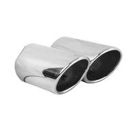 Car Exhaust Tip Pipe For Golf 6 7 For VW For Tiguan For Passat Exhaust Muffler Tips(95mm Silver)