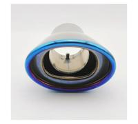 Car Exhaust Tip Pipe For Toyota E210 For Corolla For Altis 2019 2020 2021 2022 Exhaust Tip Muffler End Pipe Protector Car Accessories Tail Decoration Parts(Blue without net)