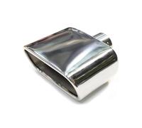 Car Exhaust Tip Replacement for B&MW X5 2004-2007 304 Stainless Steel Car Universal Square Tailpipe Exhaust Pipe Nozzle Tip Auto Parts