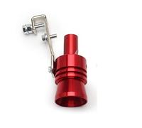 Car Exhaust Tip Turbmuffler Sound Simulator Turbo Whistle S/m/l/xl Vehicle Refit Device Pipe Tail Exhaust Tailpipes(Red-XL)