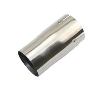 Car Exhaust Tips 304 Stainless Steel Pipe Diameter Sleeve Straight Pipe Conversion Welding 63mm Out 76mm Tail Muffler Pipe(51mm out 57mm)