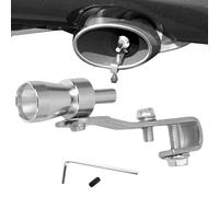 Car Exhaust Whistle - Turbo Blow-Off Valve Simulator, Muffler Tailpipe Sound Maker, Universal Aluminum Exhaust Pipe Whistle | Turbo Sound Exhausts Accessory for Cars, Motorbikes, and SUVs