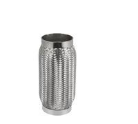 Car Exit Exhaust Pipe 45/50/55/65/70/75mm Universal Car Muffler Exhaust Flex Pipe Flexible Tubing Joint Silencer Stainless Steel 160mm 200mm