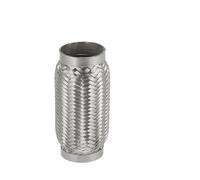 Car Exit Exhaust Pipe 45/50/55/65/70/75mm Universal Car Muffler Exhaust Flex Pipe Flexible Tubing Joint Silencer Stainless Steel 160mm 200mm