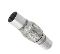 Car Exit Exhaust Pipe Car Universal Exhaust Flex Pipe 45-76mm ID 48-80mm OD Flexible Braided Tube Stainless Steel Conector