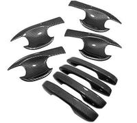 car Exterior Door Handle Car Left Exterior Door Handle for cr-v for CRV 6th Gen 2023 2024 2025 ABS Car Door Handle Bowl Cover Protection(Carbon Fiber)