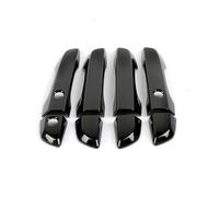 Car exterior door handle Carbon Fiber Texture / Glossy Black Car styling Exterior Door Handle Cover /Fit For Honda Civic 10th 2016 2017 2018 2019 2020 LHD car door handle protector(B Glossy Black)