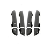 Car exterior door handle Carbon Fiber Texture / Glossy Black Car styling Exterior Door Handle Cover /Fit For Honda Civic 10th 2016 2017 2018 2019 2020 LHD car door handle protector(B Carbon Texture)