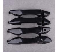 Car Exterior Door Handle Compatible with Toyota for Corolla 2014 2015 2016 2017 2018 2019 MPN 6921702947 LHD Black Car Exterior Door Handle Cover