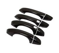 Car Exterior Door Handle Compatible with VW for Golf 7 MK7 MK7.5 2014 2015 2016 2017 2018 2019 ABS Chrome Black Silver Car Exterior Door Handle Cover(Smart Black)