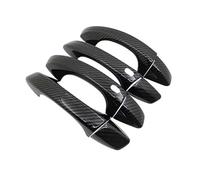 Car Exterior Door Handle Compatible with VW for Golf 7 MK7 MK7.5 2014 2015 2016 2017 2018 2019 ABS Chrome Black Silver Car Exterior Door Handle Cover(Smart Carbon)