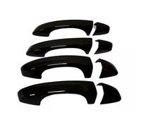 Car Exterior Door Handle Compatible with VW for Golf 7 MK7 MK7.5 2014 2015 2016 2017 2018 2019 ABS Chrome Black Silver Car Exterior Door Handle Cover(Normal Black)