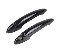 Car Exterior Door Handle Cover 2pcs Auto Car Door Handle Covers Trim Decor Black Car Accessories for MINI, Cooper S R50 R53 R56 Door Handle Cover Car Styling Automotive door handle guard
