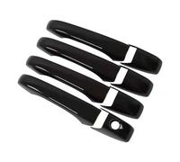 Car Exterior Door Handle Cover Replacement for Dodge Avenger 2008-2020, Car Door dle Cover Protector Car Door Hanandle Cover, Door Patch Handle Trim Sticker Accessories,Pitch Black 1 Hole 2 smart