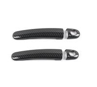 Car Exterior Door Handle Covers Accessories Replacement for Seat for Leon MK1 for Toledo for Ibiza for Altea for Arosa for Cordoba 1997-2017 Car Accessories (Color : Black, Size : 1)(A/Black)