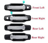 Car exterior door handle Front Rear Left Right Plastic Car Exterior Door Handle /Fit For Kia Sorento 2003-2009 82650-3E021 82660-3E021 83650-3E021 83660-3E021 car door handle protector(Rear Left)