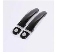 Car Exterior Door Handle Grab Cover Trim Stickers Styling with Smart Key Hole for Golf 4 MK4 for Rabbit A4 1J 1997-2006 Vehicle Door Handle Cover(B)(E)