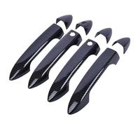 Car Exterior Door Handle Shell For Accord 9th 2013 2014 2015 2016 2017 Accessories 4 Set Car Exterior Parts Door Handle Moulding Cover Car Door Handle Protector(Carbon Fiber)