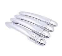 Car Exterior Door Handle Trim For Megane 3 MK3 III For Scala 2009~2017 2015 | For Megane 3 MK3 III For Scala 2009~2017 2015 Car Imitation Carbon Fiber Handle Or Chrome Door Handles Cover Accessories