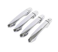 Car Exterior Door Handles for Civic for 9th Gen 2012-2015 Car Exterior Door Handle Moulding Cover Trim W/Keyless Entry Decor Door Handle Cover(Silver)