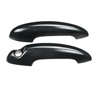Car Exterior Door Handles for Cooper S JCW R50 R52 R53 R55 R56 Door Handle Exterior Cover 2Pcs Car Trim Sticker Gloss Black(Black)