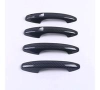Car Exterior Door Handles for Great Wall Haval H6 Third Generation 21 Models, Door Handle Cover Protector Anti-Scratch Outside Handle Accessories,A/Carbon Fiber Pattern